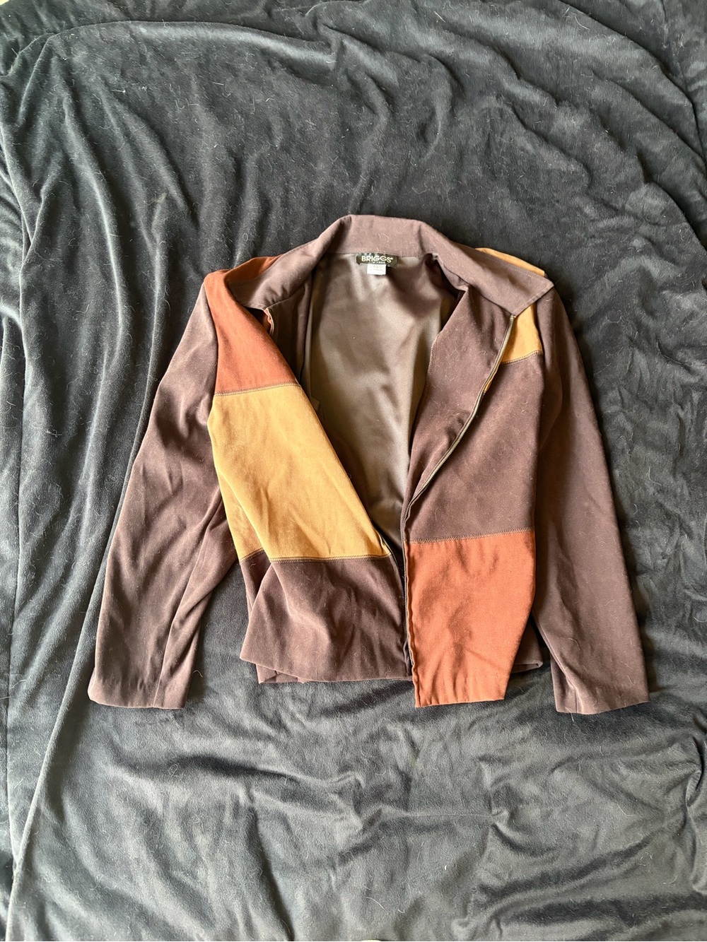Briggs New York Brown & Rust Tone Jacket